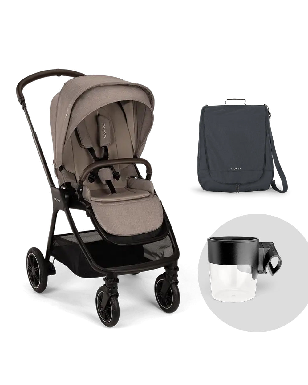 nuna tavo stroller cup holder Nuna TRIV Next Stroller -With Cup Holder-Includes Travel Bag, Rain Cov – Smart Baby