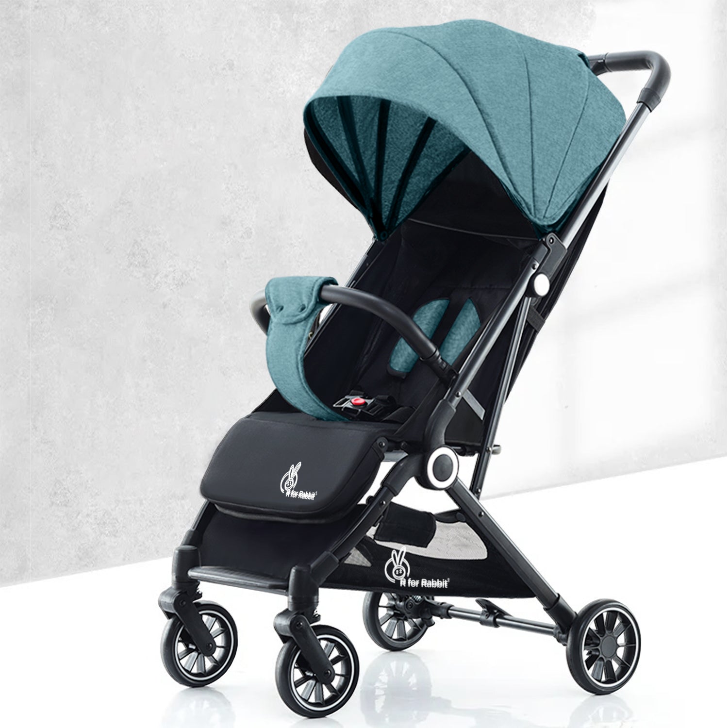 R for Rabbit Pocket Air Stroller - One Hand Fold, Light Weight, Travel Friendly, Adjustable Canopy
