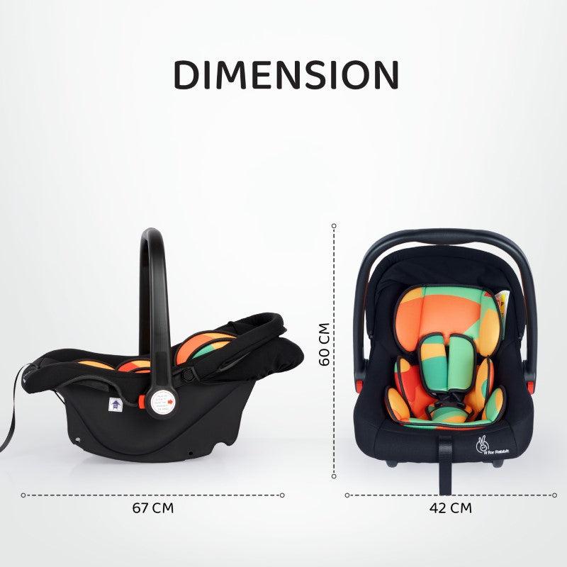 R for Rabbit Picaboo 4 in 1 Multipurpose Baby Carry Cot With Personalized Name Tag