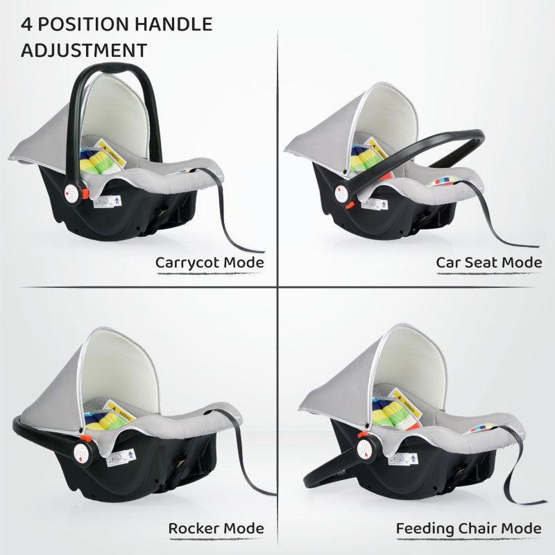 R for Rabbit Picaboo 4 in 1 Multipurpose Baby Carry Cot With Personalized Name Tag