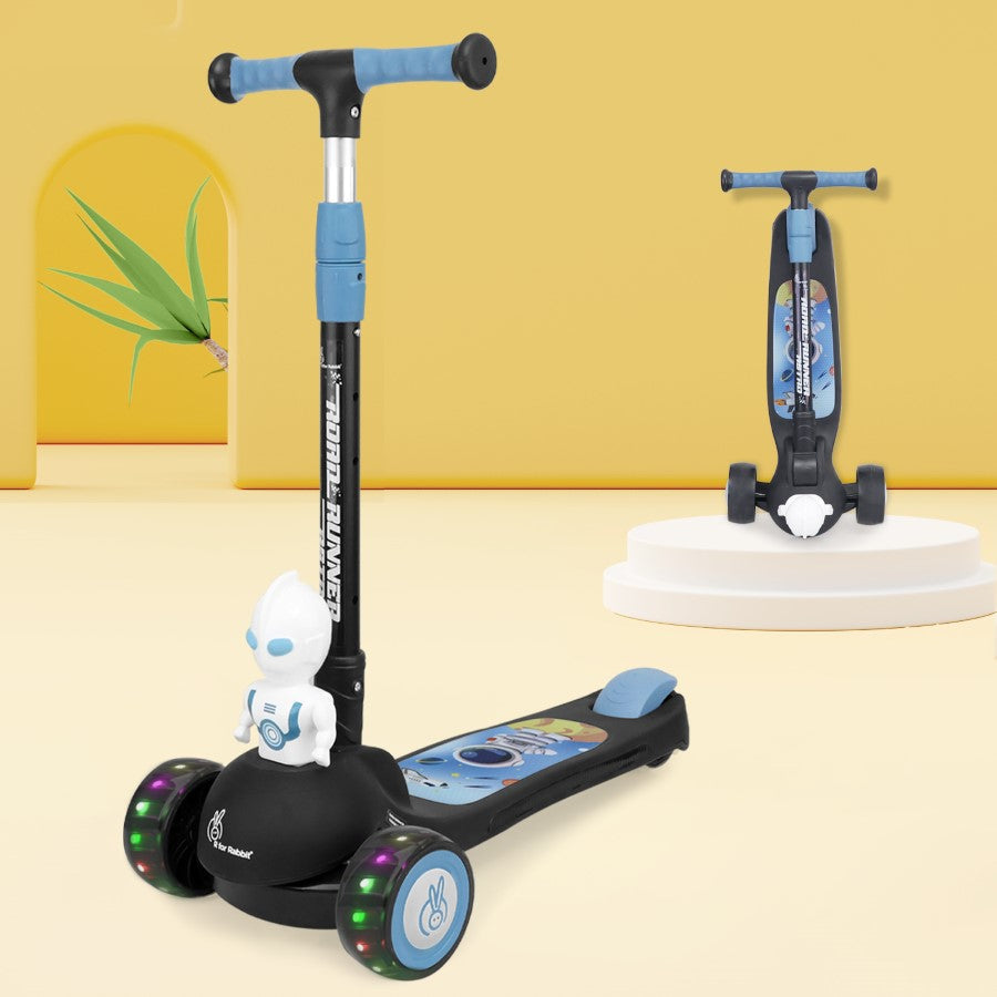 R for Rabbit Road Runner Astro Scooter For Kids With PU LED Wheels