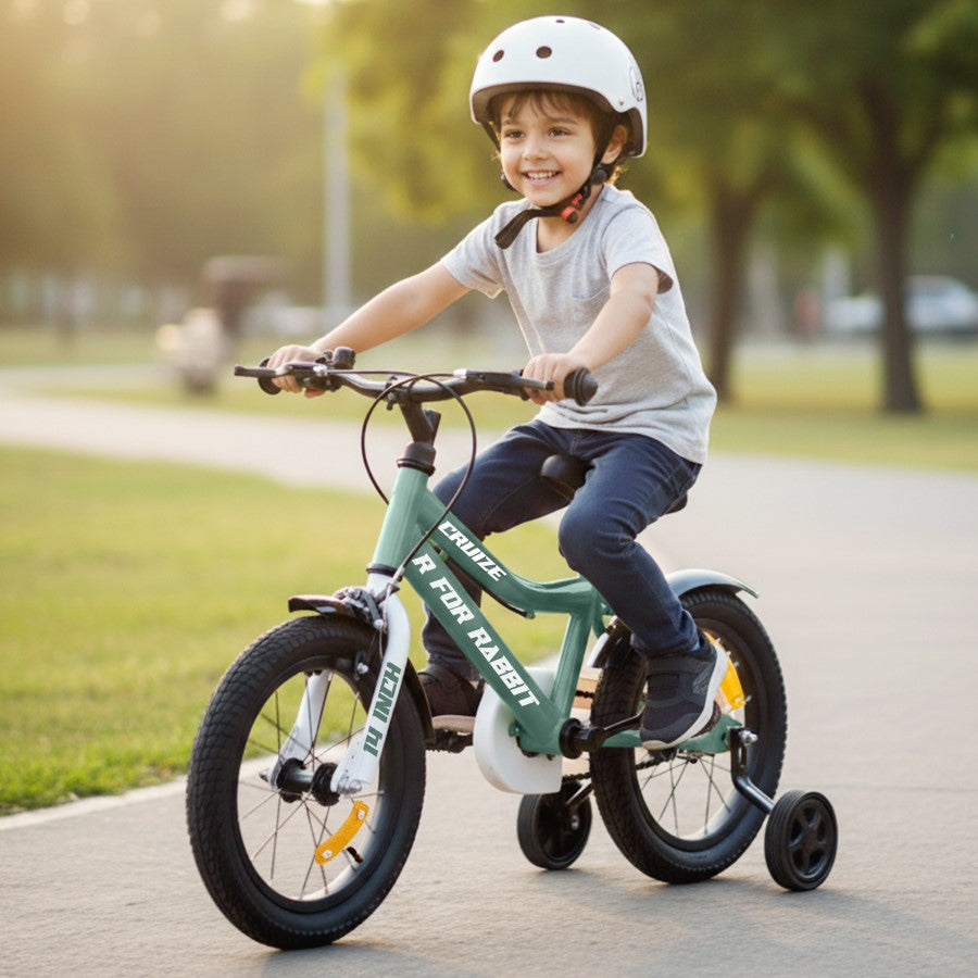 R for Rabbit Cruize Bicycle For Kids 14 Inch With 90% Plug N Play Installation