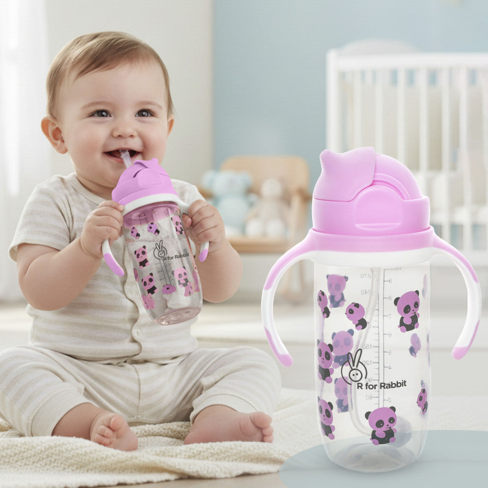 R for Rabbit Bubble Baby Sipper Bottle 300ml BPA free Poly Propylene Material