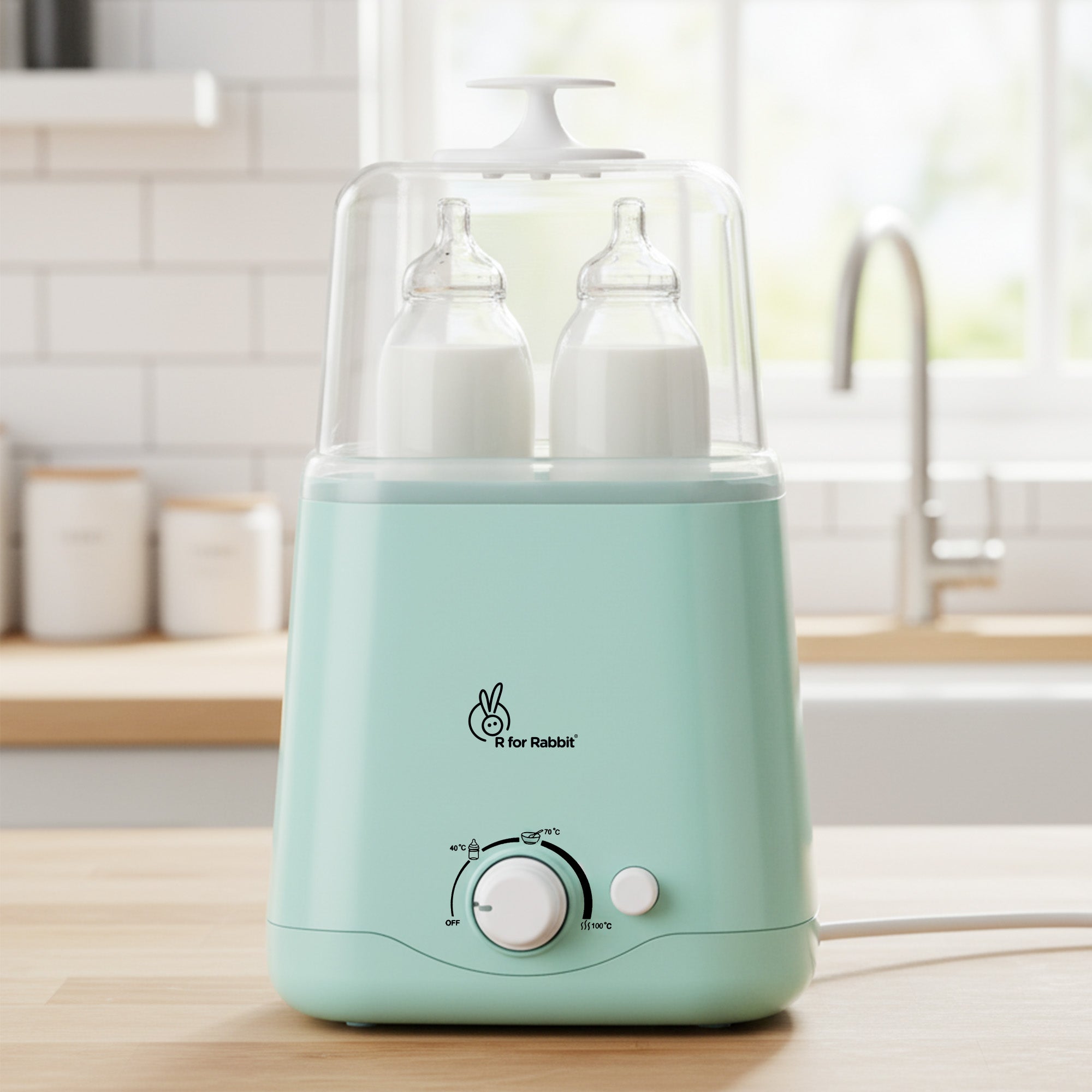R for Rabbit Hygo Smart 3-in-1 Bottle Warmer for Milk, Food & Bottle Sterilization