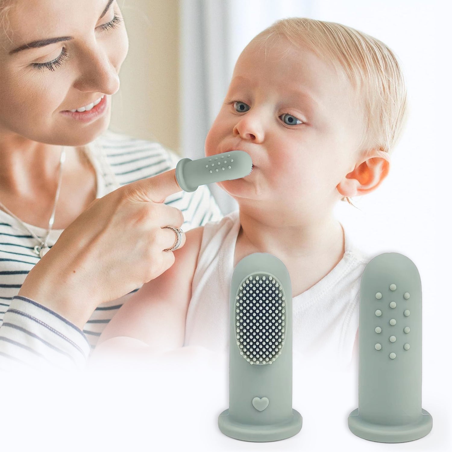 R for Rabbit Tiny Smiles Gummy Kids Toothbrush