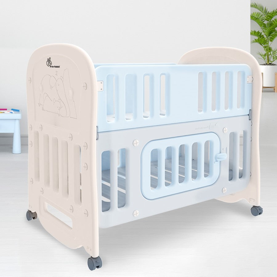 R for Rabbit Dream N Play Plus Baby Cot 3-in-1 Multipurpose and Plug N Play Installation
