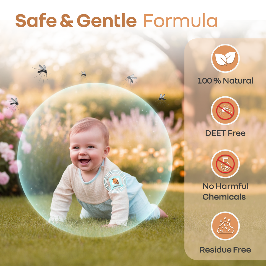 R for Rabbit Hygo Care Mosquito Repellent Patches - Non-Toxic & DEET-Free Protection for Babies & Toddlers