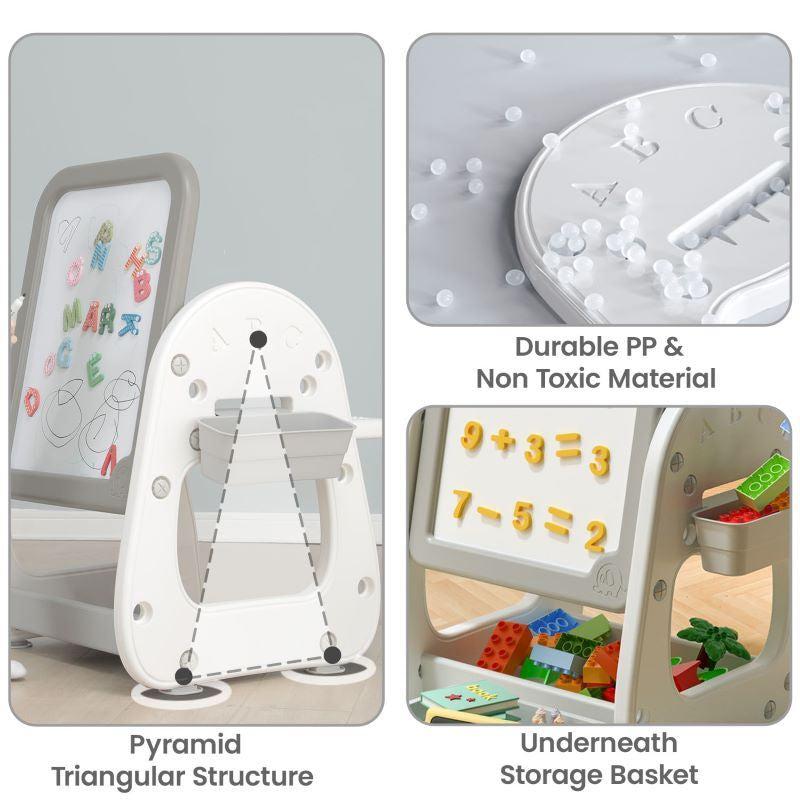 R for Rabbit Little Genius Picasso – Multifunctional Kids Study Table Chair Set