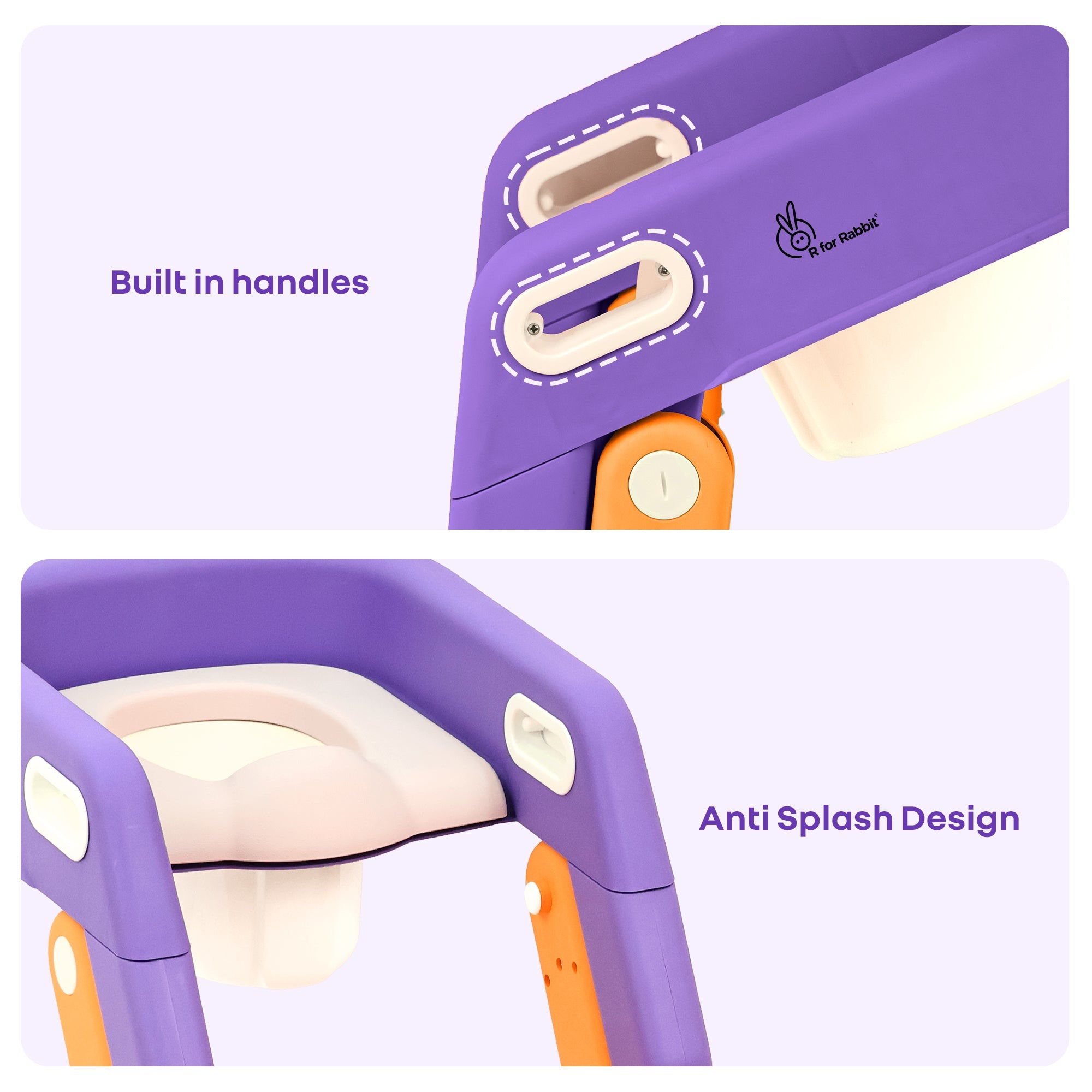 R for Rabbit Hilltop Booster 2-in-1 Baby Potty Seat & Step Stool