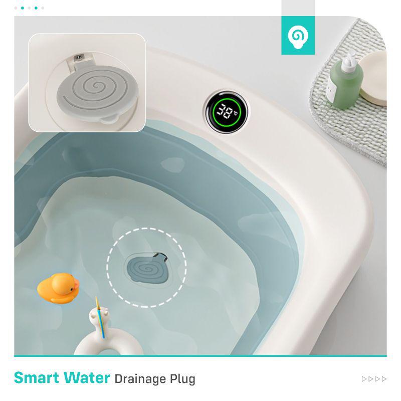R for Rabbit Bubble Double Smart Baby Bath Tub With Smart Water Temperature Plug
