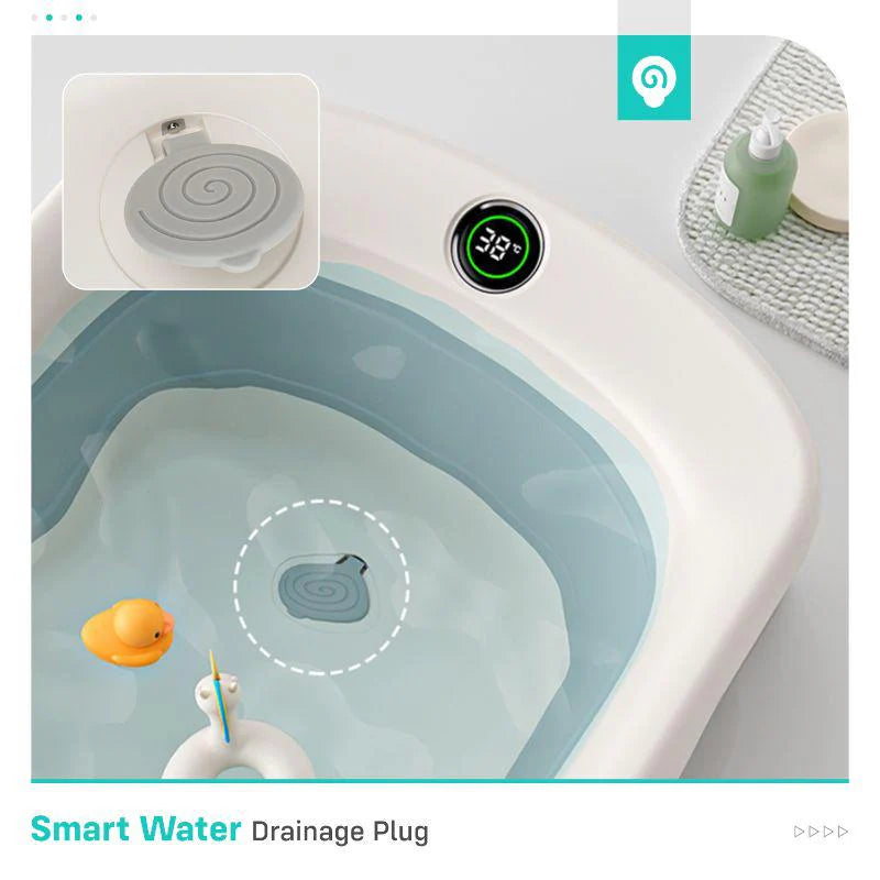 R for Rabbit Bubble Double Smart Baby Bath Tub With Smart Water Temperature Plug