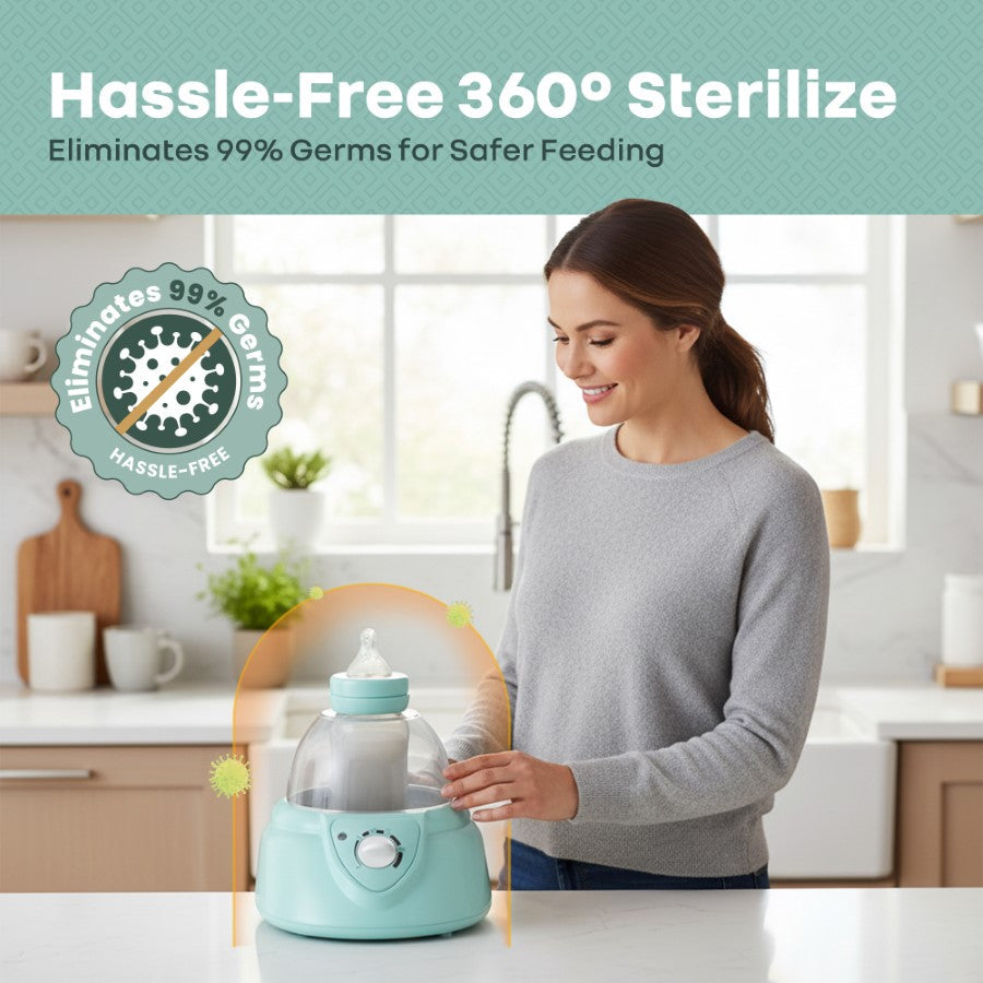 R for Rabbit Hygo Smart 5-in-1 All-in-One Sterilizer for Bottles, Milk, Baby Food, Eggs & Juices