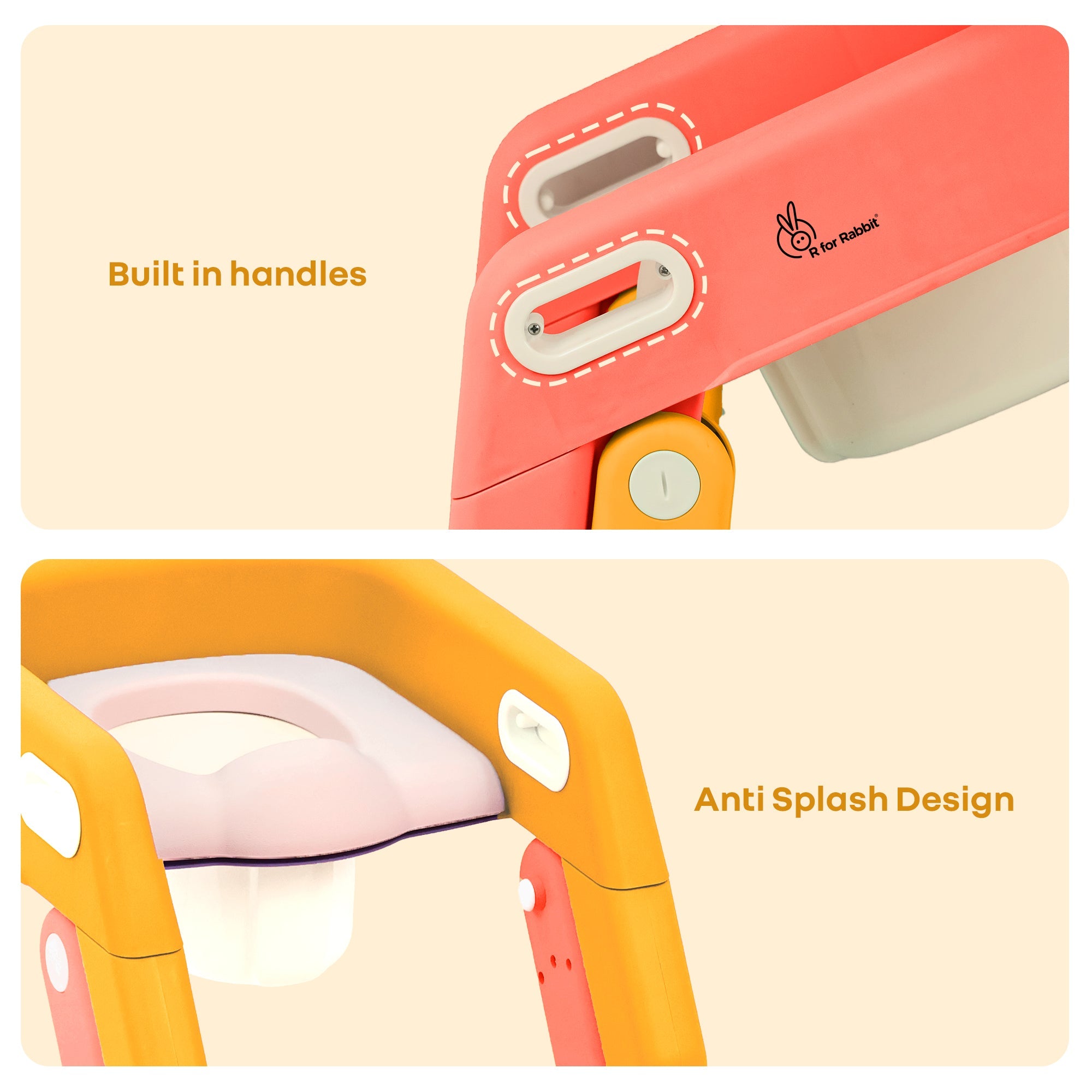 R for Rabbit Hilltop Booster 2-in-1 Baby Potty Seat & Step Stool