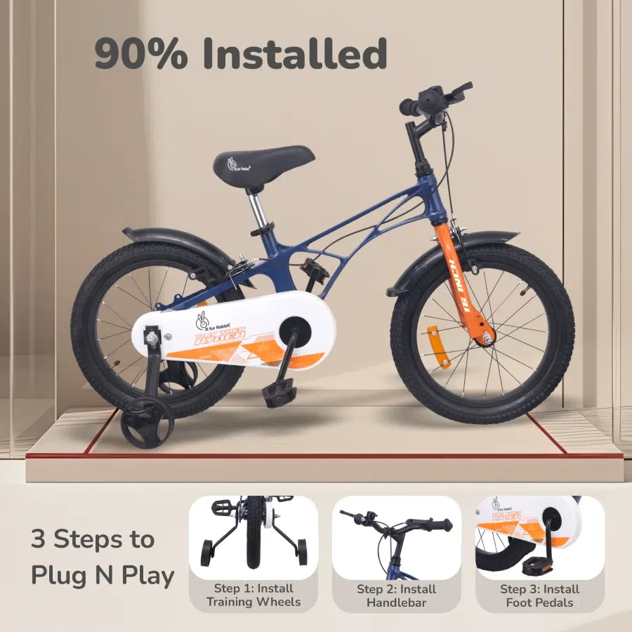R for Rabbit Tiny Toes Ryder Bicycle For Kids 16 Inch 90% Plug N Play Installation