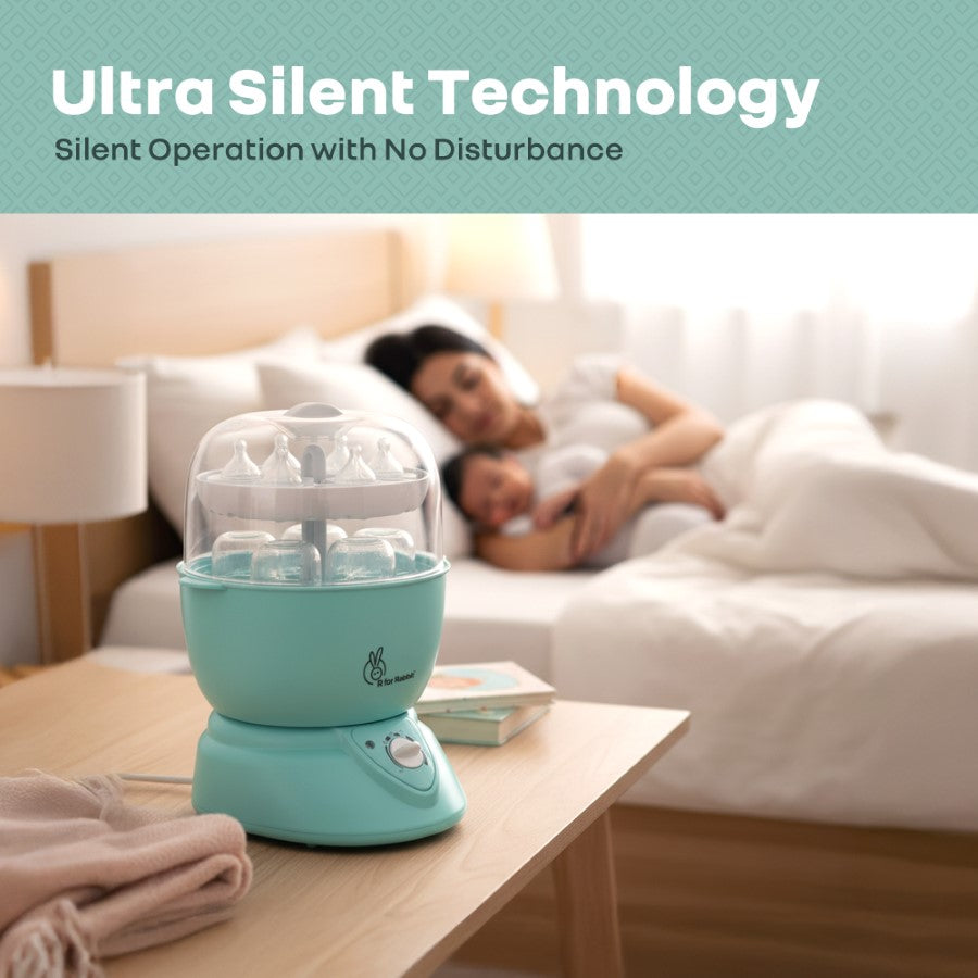 R for Rabbit Hygo Smart 5-in-1 All-in-One Sterilizer for Bottles, Milk, Baby Food, Eggs & Juices