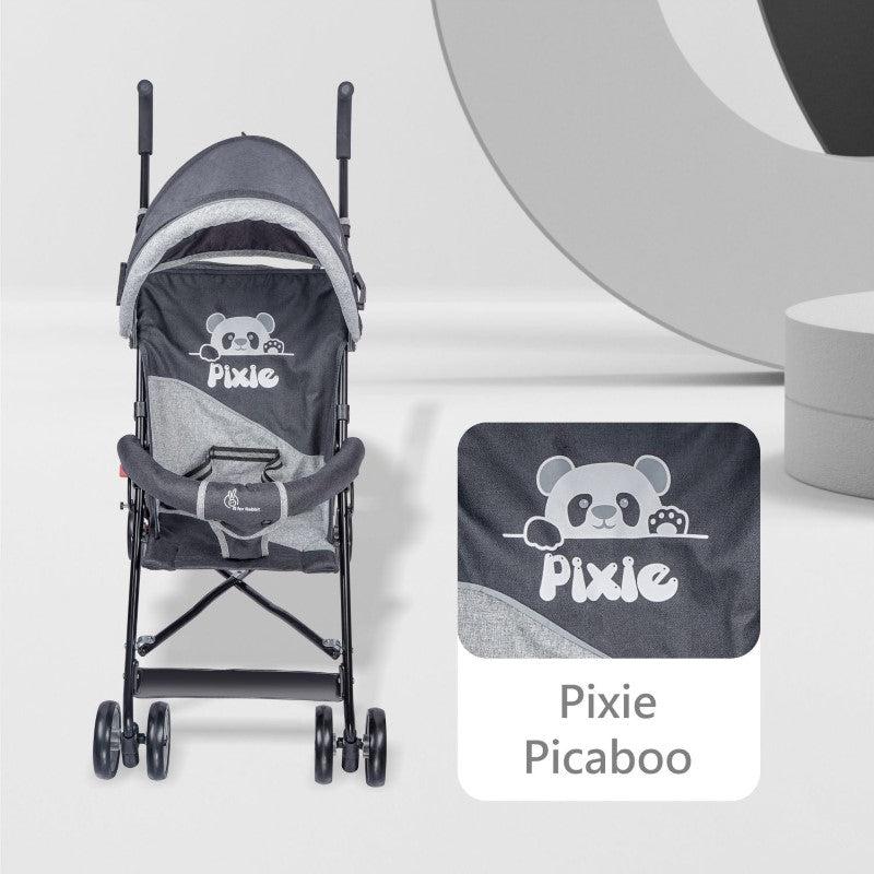 R for Rabbit Pixie Buggy Stroller - Easy to Fold & Store, UV Sun Protection Canopy, Rear Brakes, Storage bag