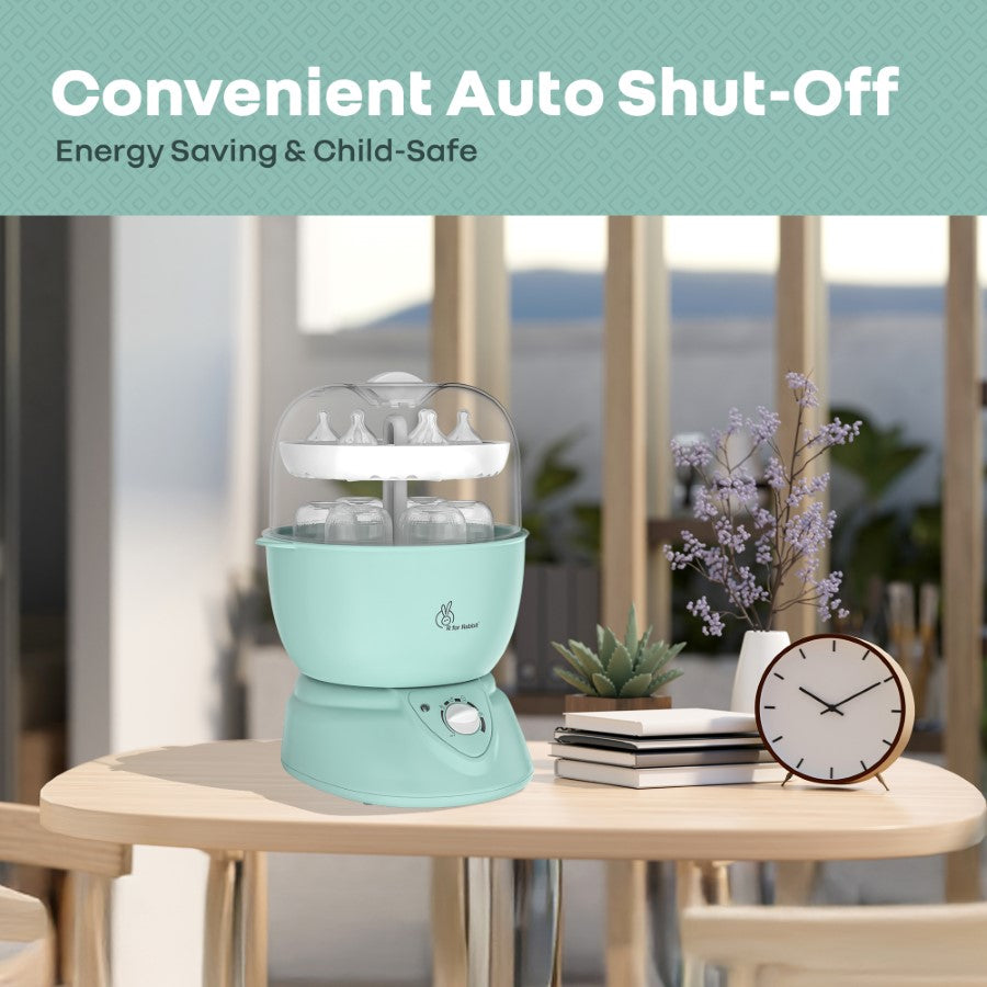 R for Rabbit Hygo Smart 5-in-1 All-in-One Sterilizer for Bottles, Milk, Baby Food, Eggs & Juices