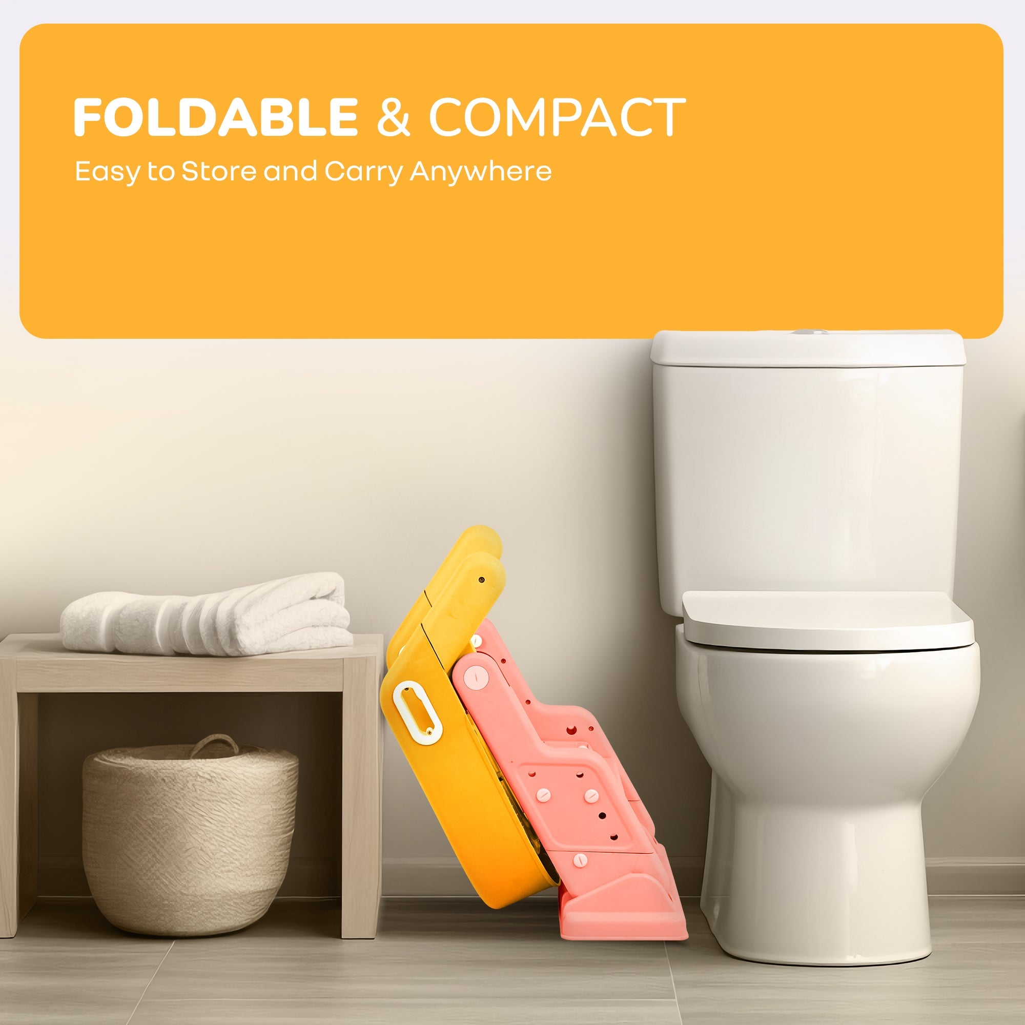 R for Rabbit Hilltop Booster 2-in-1 Baby Potty Seat & Step Stool