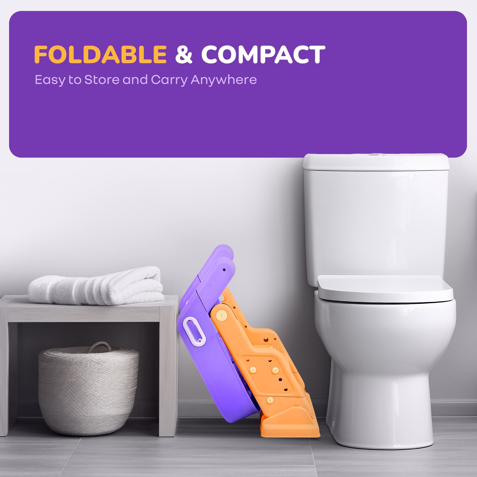 R for Rabbit Hilltop Booster 2-in-1 Baby Potty Seat & Step Stool