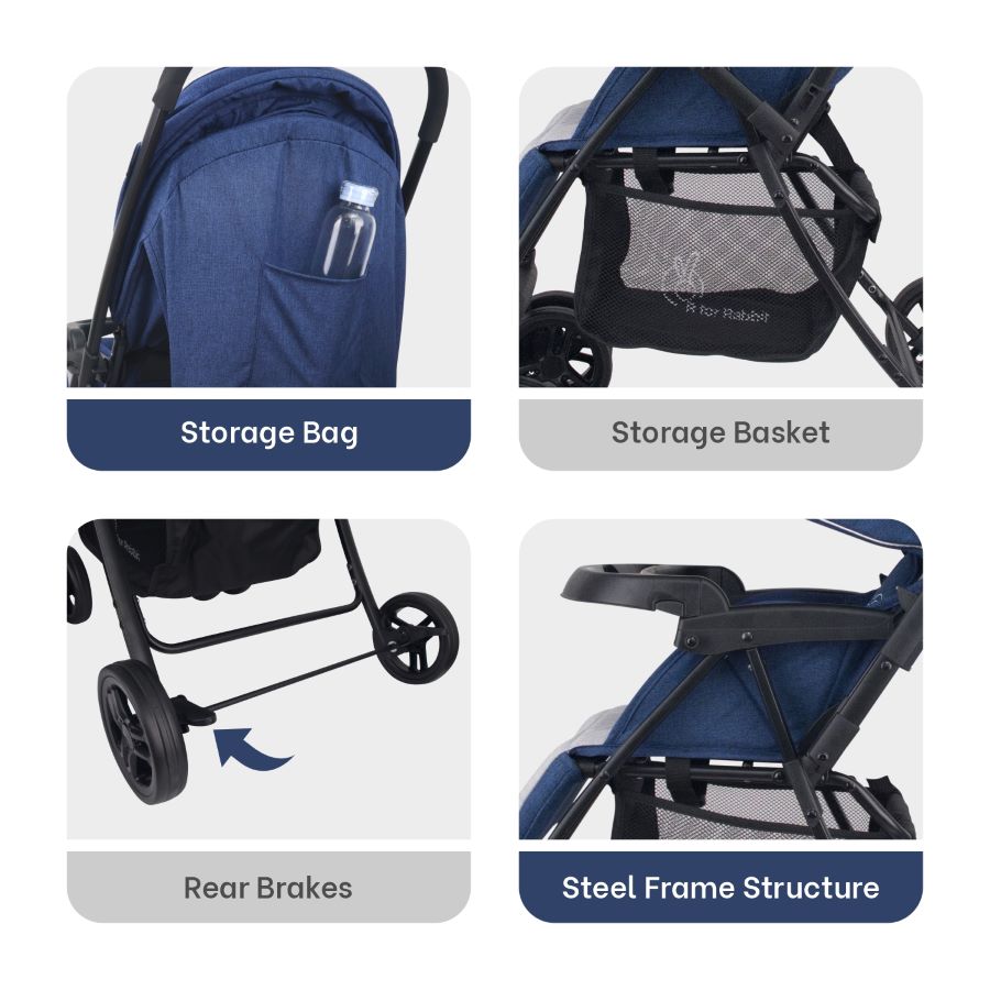 Poppins Joy Baby Stroller With Personalized Name Plate