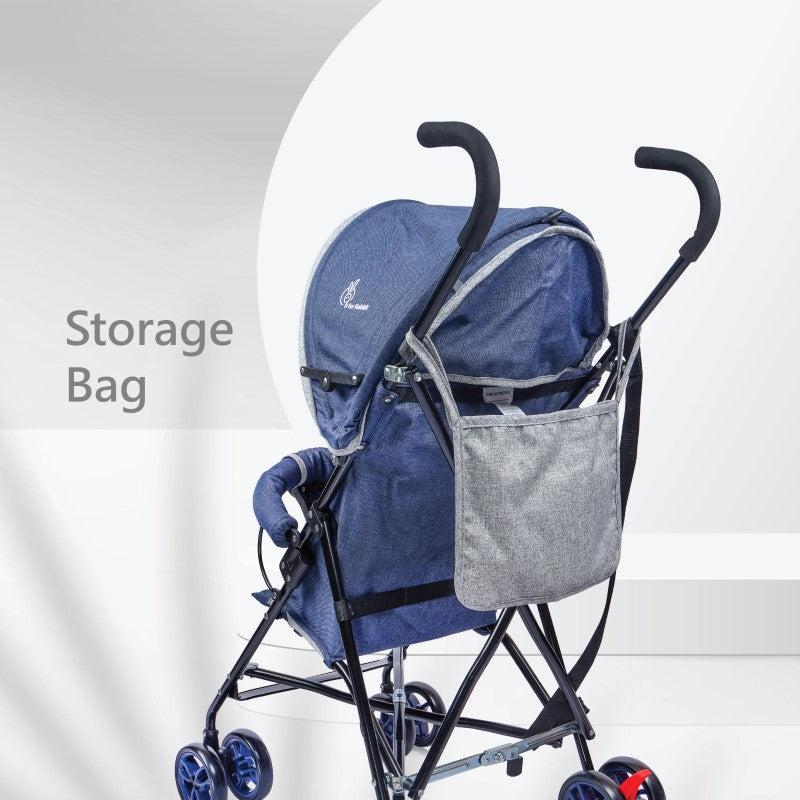 R for Rabbit Pixie Buggy Stroller - Easy to Fold & Store, UV Sun Protection Canopy, Rear Brakes, Storage bag