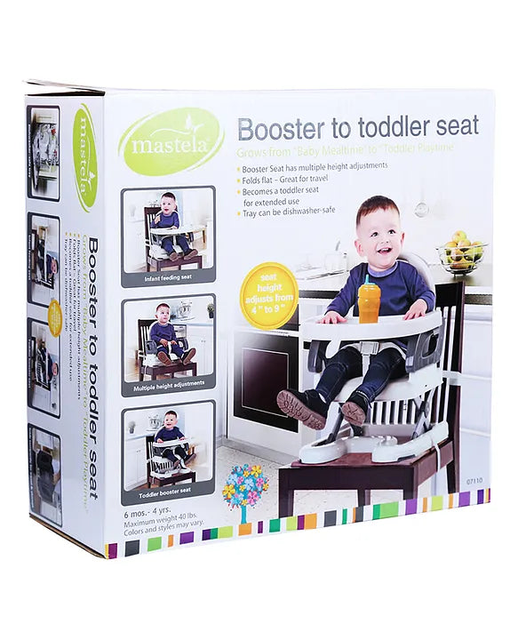 Mastela Fold Up Adjustable Booster Seat