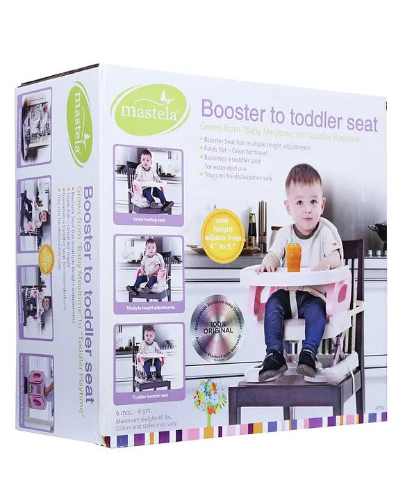 Mastela Fold Up Adjustable Booster Seat
