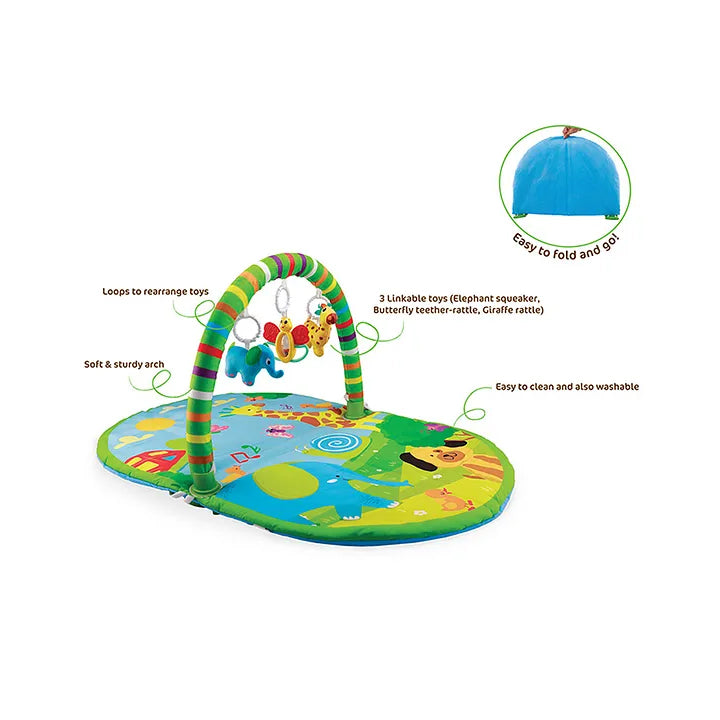 Giggles 3 in 1 Deluxe Playgym - Multicolor