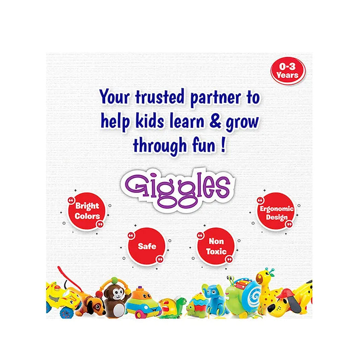 Giggles 3 in 1 Deluxe Playgym - Multicolor