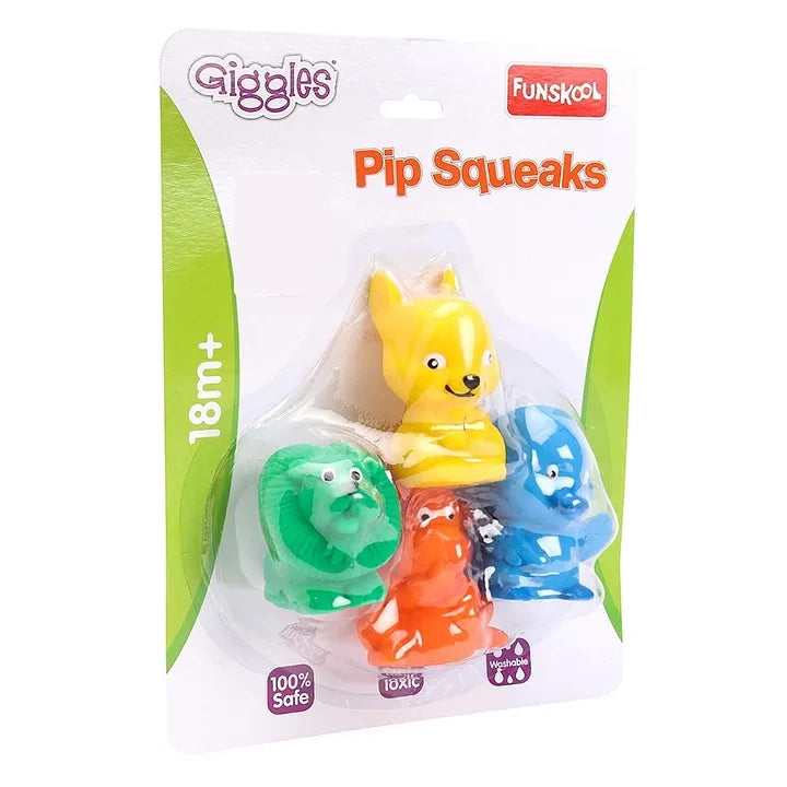 Funskool Pip Squeaks Bath Toys Pack of 4