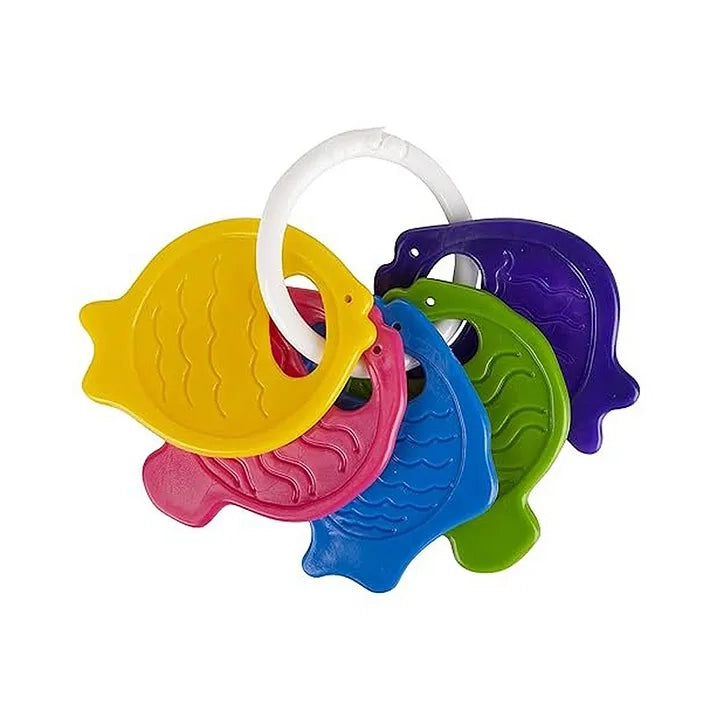 Giggles Clash Fish Teether - Multicolor