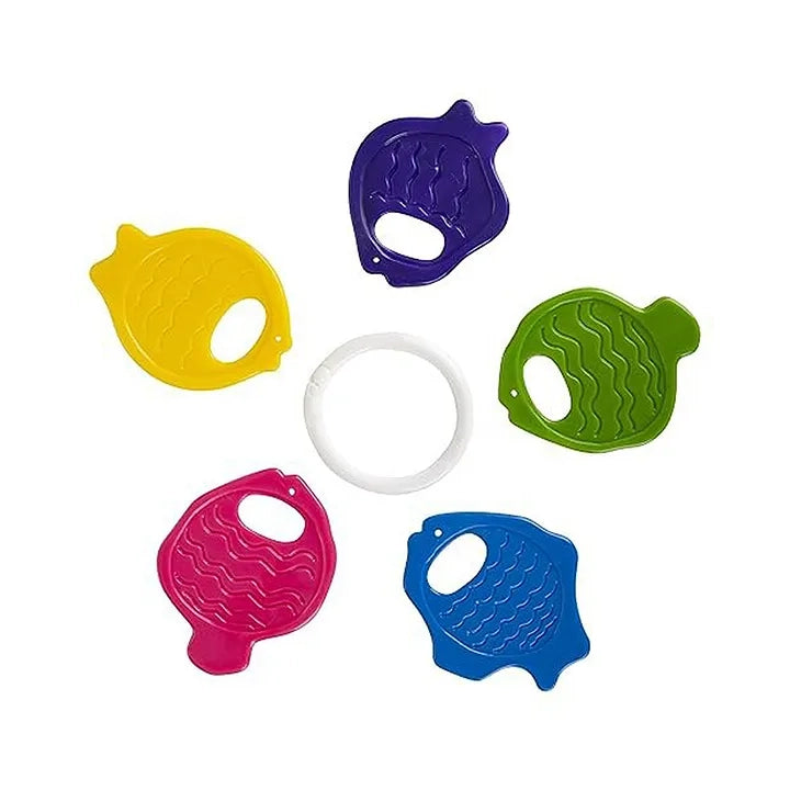 Giggles Clash Fish Teether - Multicolor