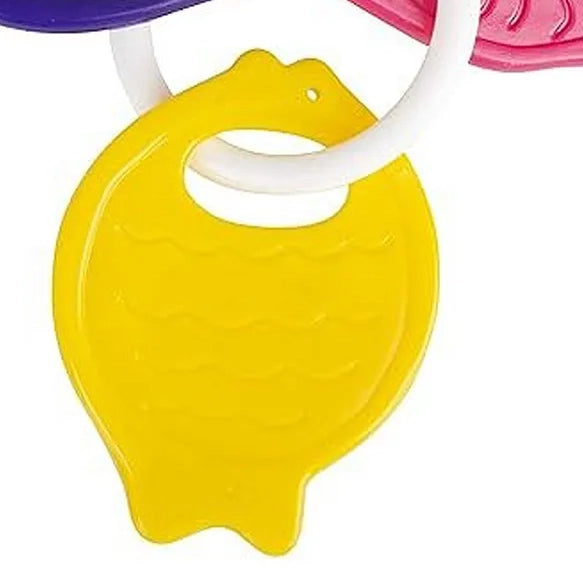 Giggles Clash Fish Teether - Multicolor