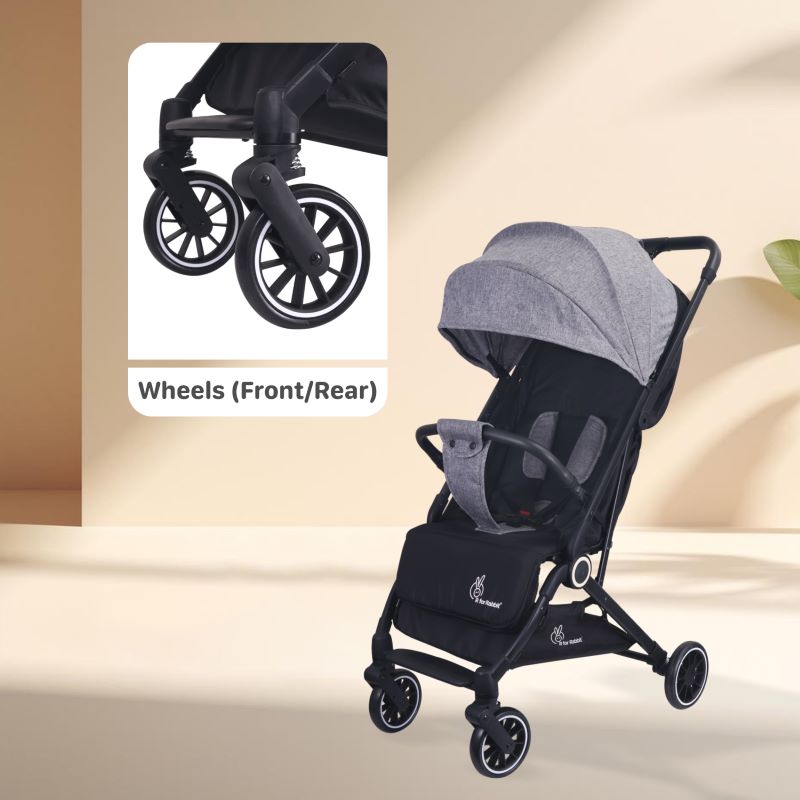 Pocket Air Kids Stroller Set of Wheels (Front & Rear) (Spare Parts)