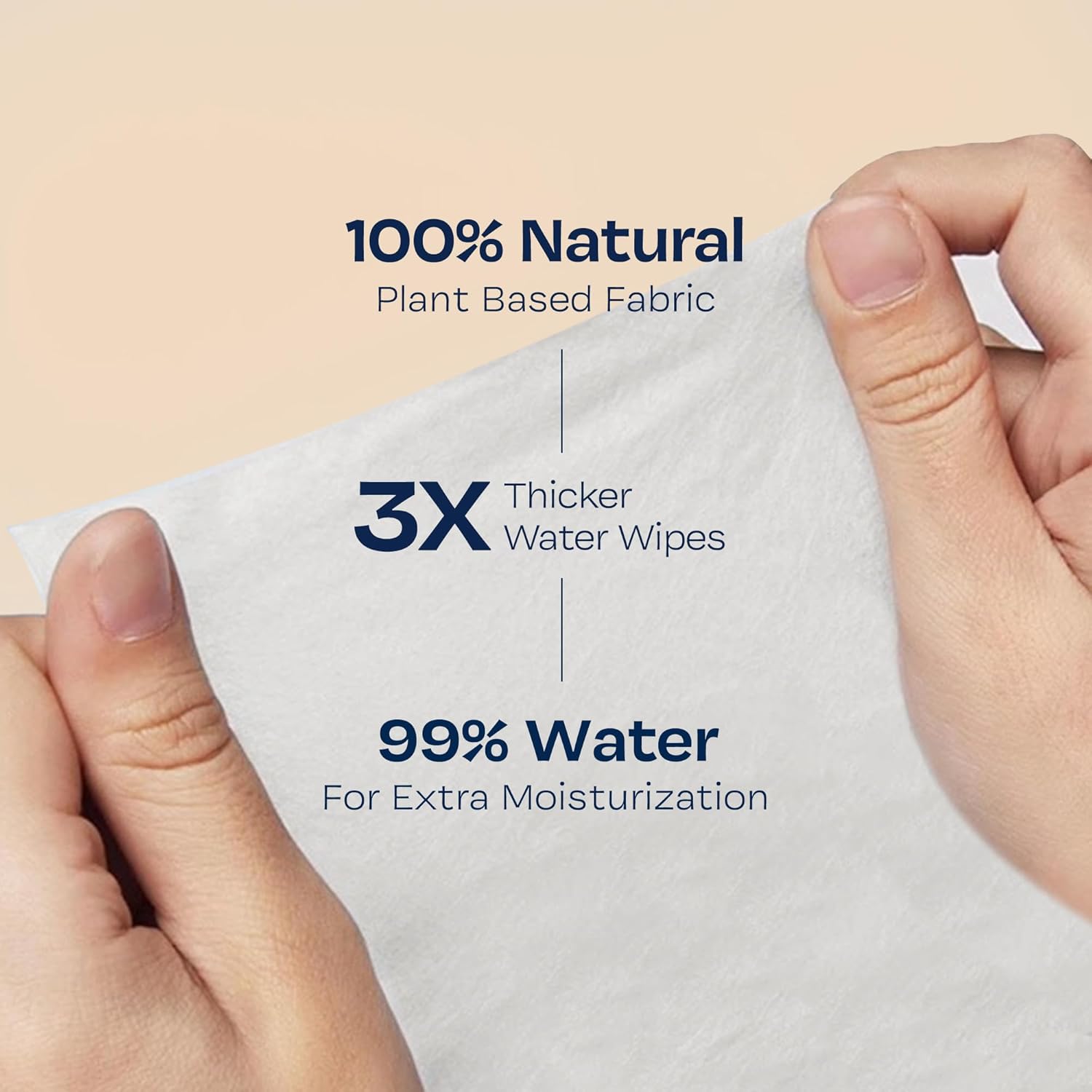 Maate Baby Wipes 72 Wipes | Hypoallergenic | Plant Squalane, Tamanu Oil & Aloe Vera | Paraben & Sulphate Free