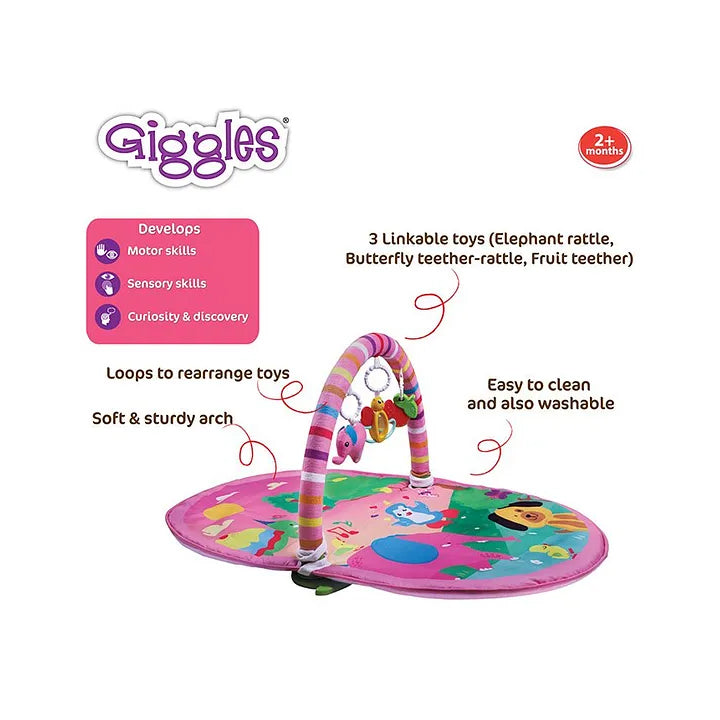 Giggles 3 in 1 Deluxe Playgym - Multicolor