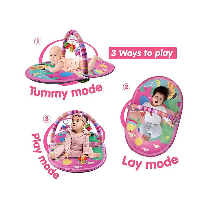 Giggles 3 in 1 Deluxe Playgym - Multicolor