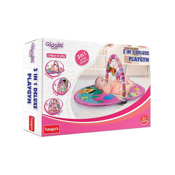 Giggles 3 in 1 Deluxe Playgym - Multicolor
