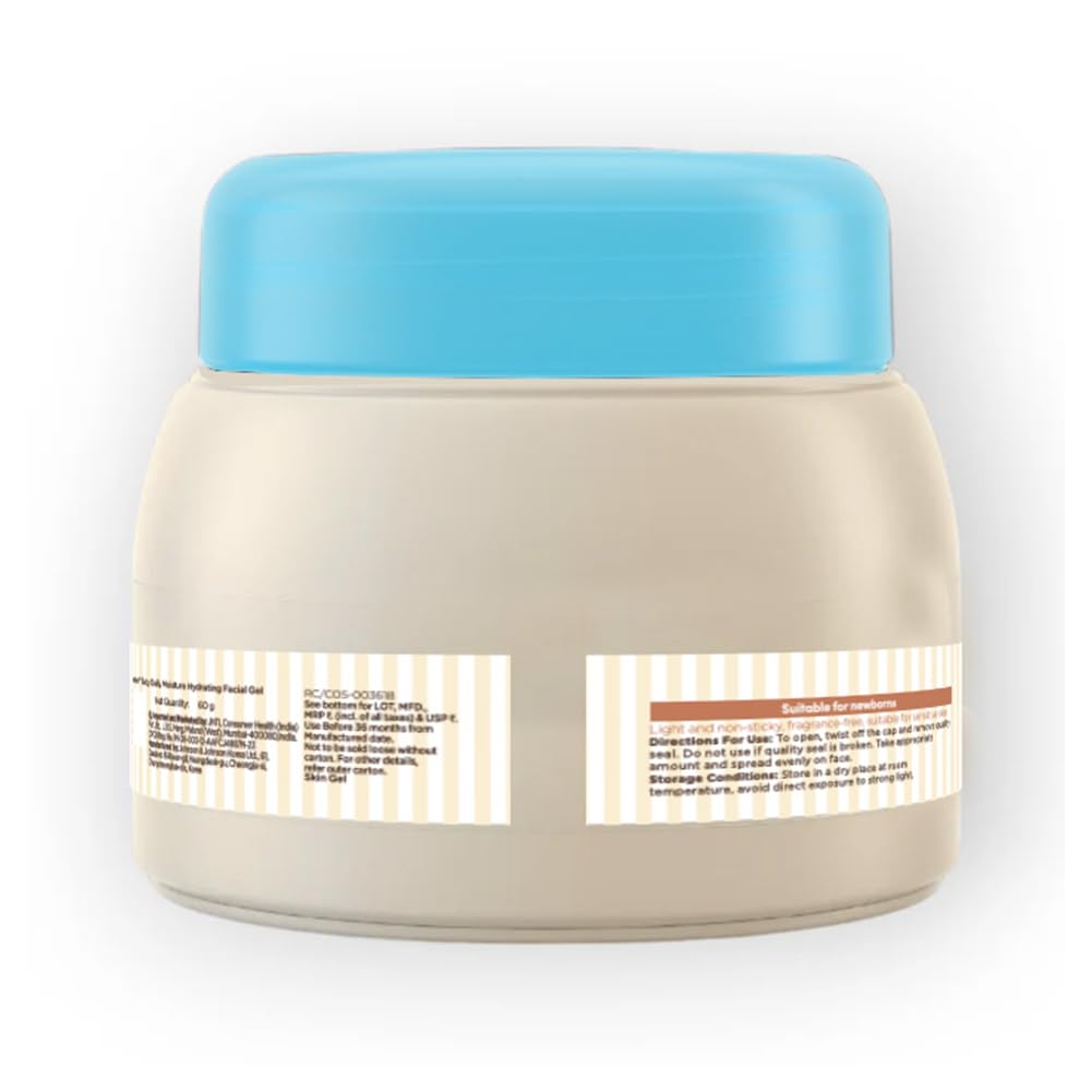 Aveeno Daily Baby  Moisture Hydrating Facial Gel (Cream) 60g I Ultra-light | moisturisation 24 hours Face cream | Triple oat extract & avocado oil I Paediatrician recommended