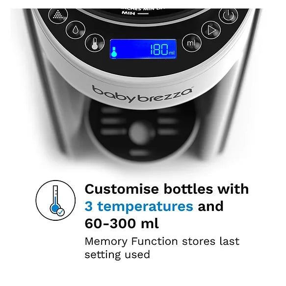 Baby Brezza Formula Pro Advanced Formula Dispenser Machine - Automatically Mix a Warm Formula Bottle Instantly - Easily Make Bottle with Automatic Powder Blending