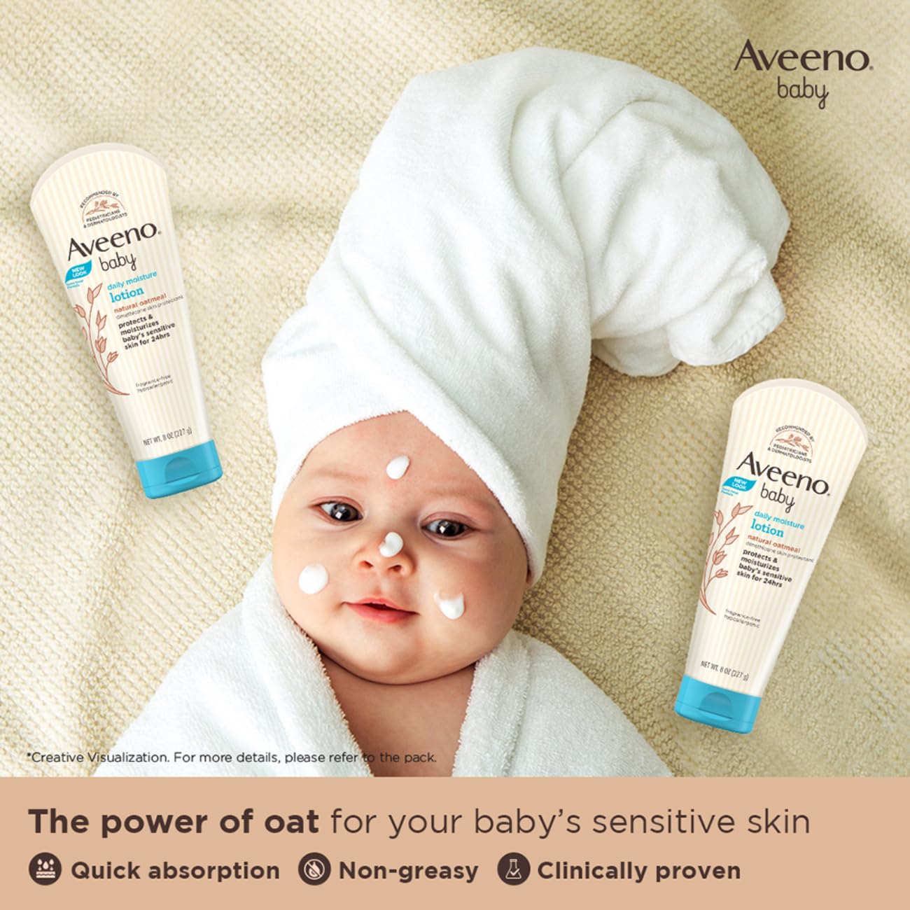 Aveeno Baby Daily Moisturising Lotion for Delicate Skin (227g)