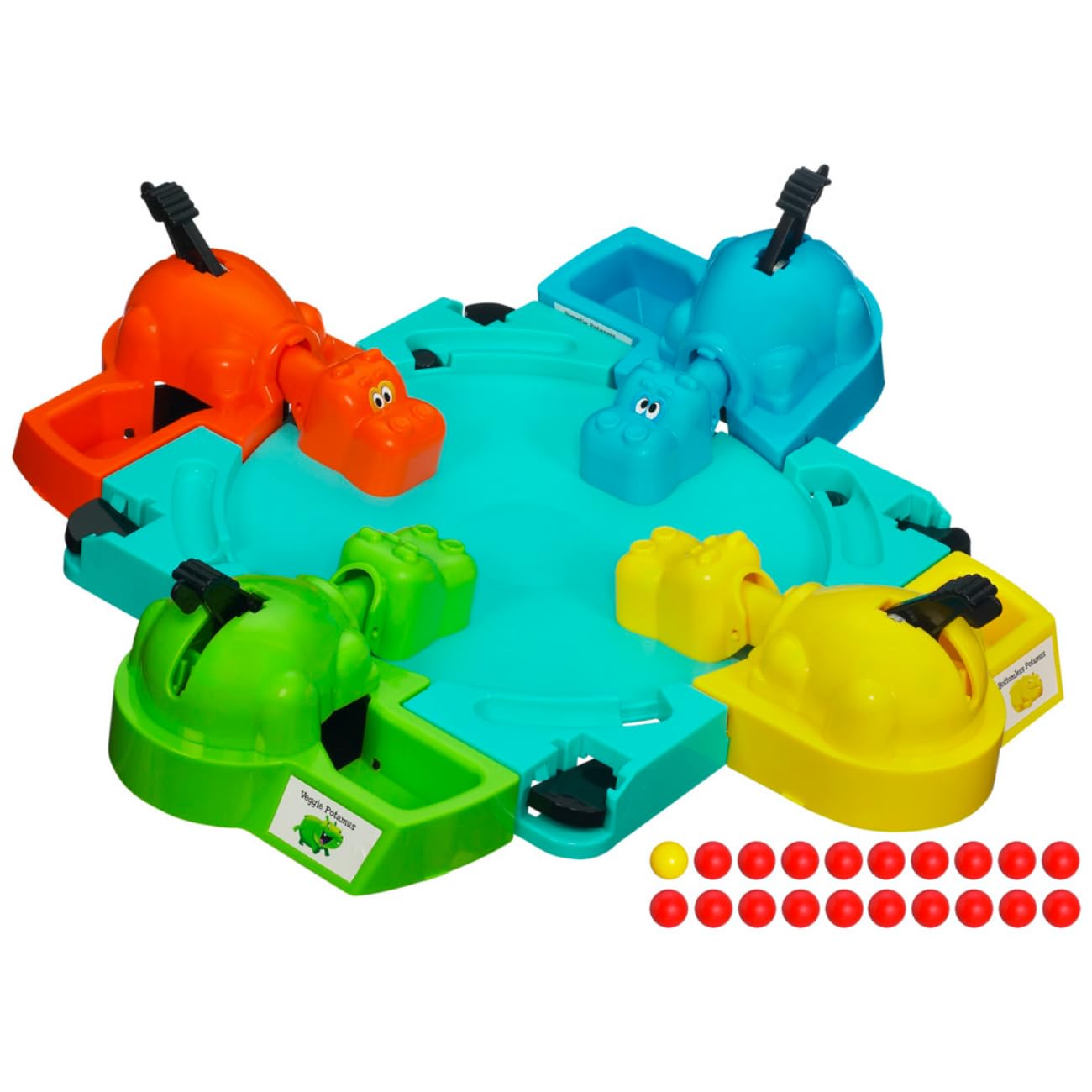 Hasbro Gaming Hungry Hungry Hippos Game, Fun Board Game for Kids, Game for Boys and Girls Ages 4 Years Old and Up