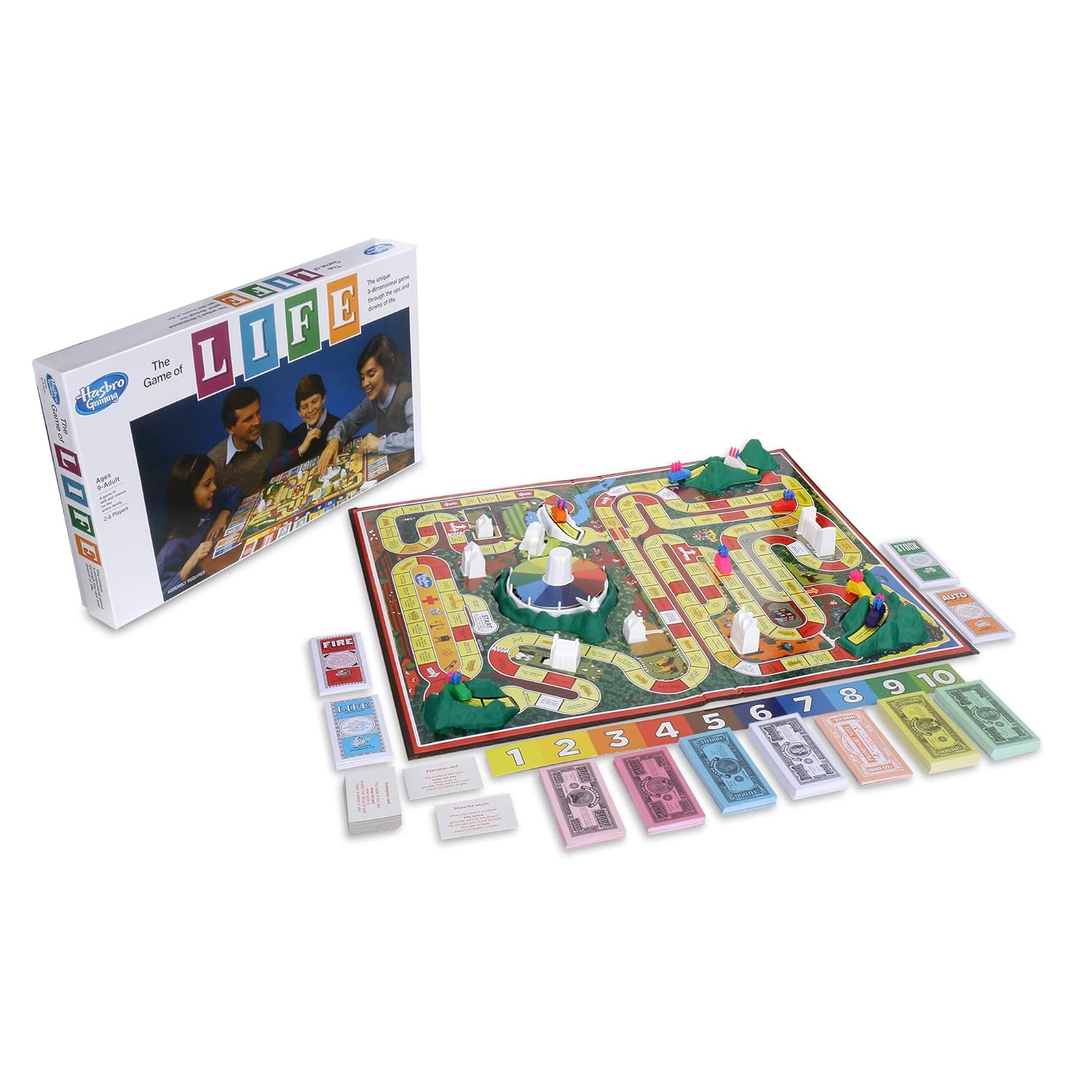 Hasbro Gaming - The Game of Life Board Game, Fun Board Game for Families and Kids, Board Game For Boys & Girls Ages 9+, Game for 2-8 Players, Christmas Gift For Kids & Families | Xmas gift
