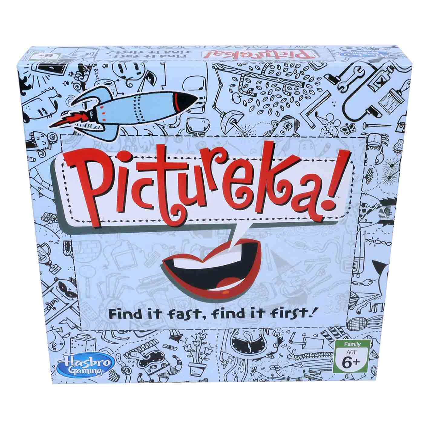 Hasbro Gaming Pictureka! Board Game, Fun Board Game for Family and Kids, for Ages 6+, Indoor Classic Board Games & puzzels, Game for 2 or More Players, Christmas Gift for Kids | Xmas Gift