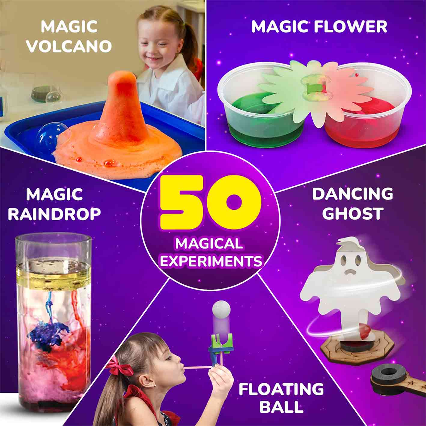 Smartivity Kids First Magic of Science Experiment Kit by IIT Delhi Alumni | for Boys & Girls Age 4-6-8 Years | Best Birthday Gift for Kids 4-8 Years | Kids Safe STEM Educational Fun Toys