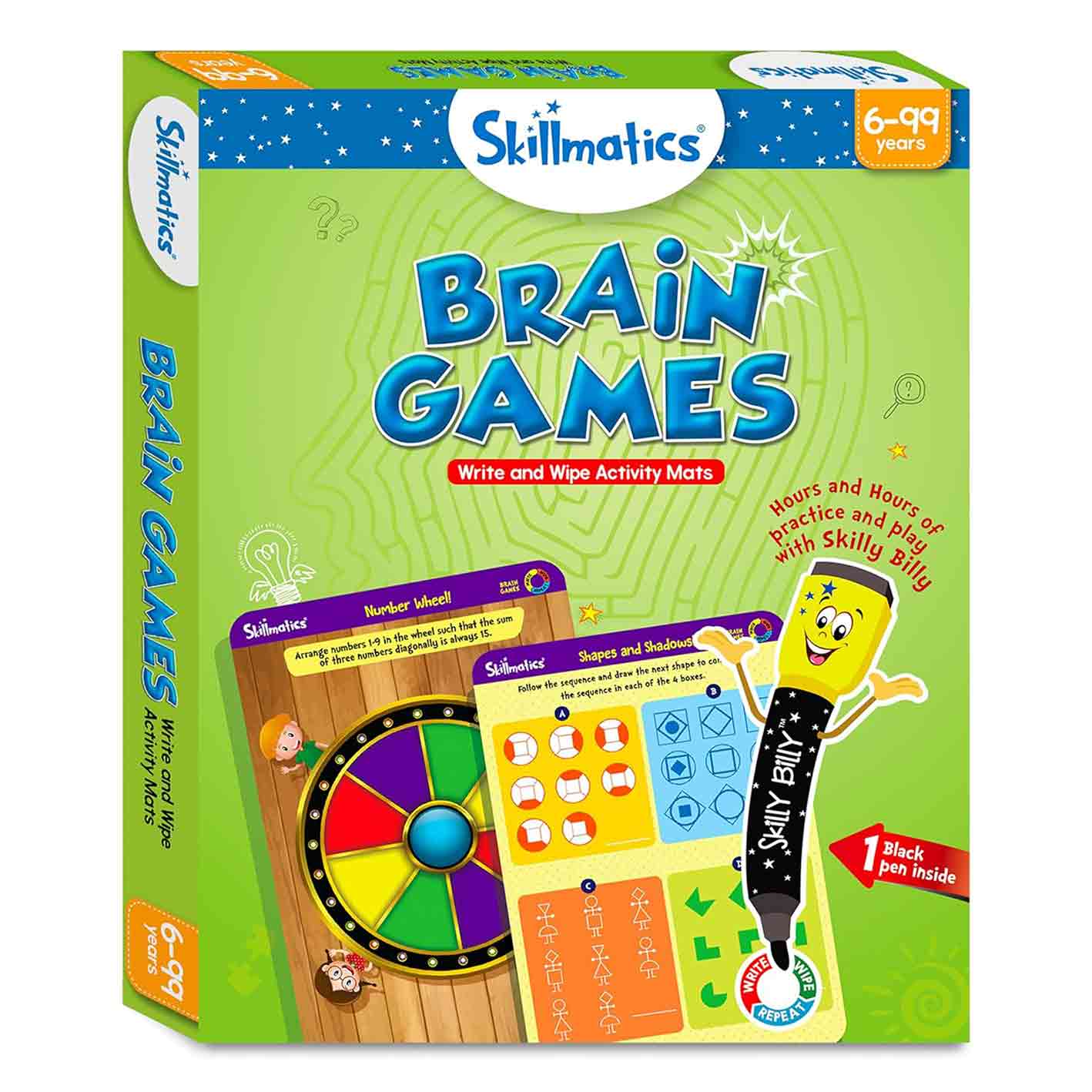 Skillmatics Brain Games, Educational Toy For Kids Above 6Y