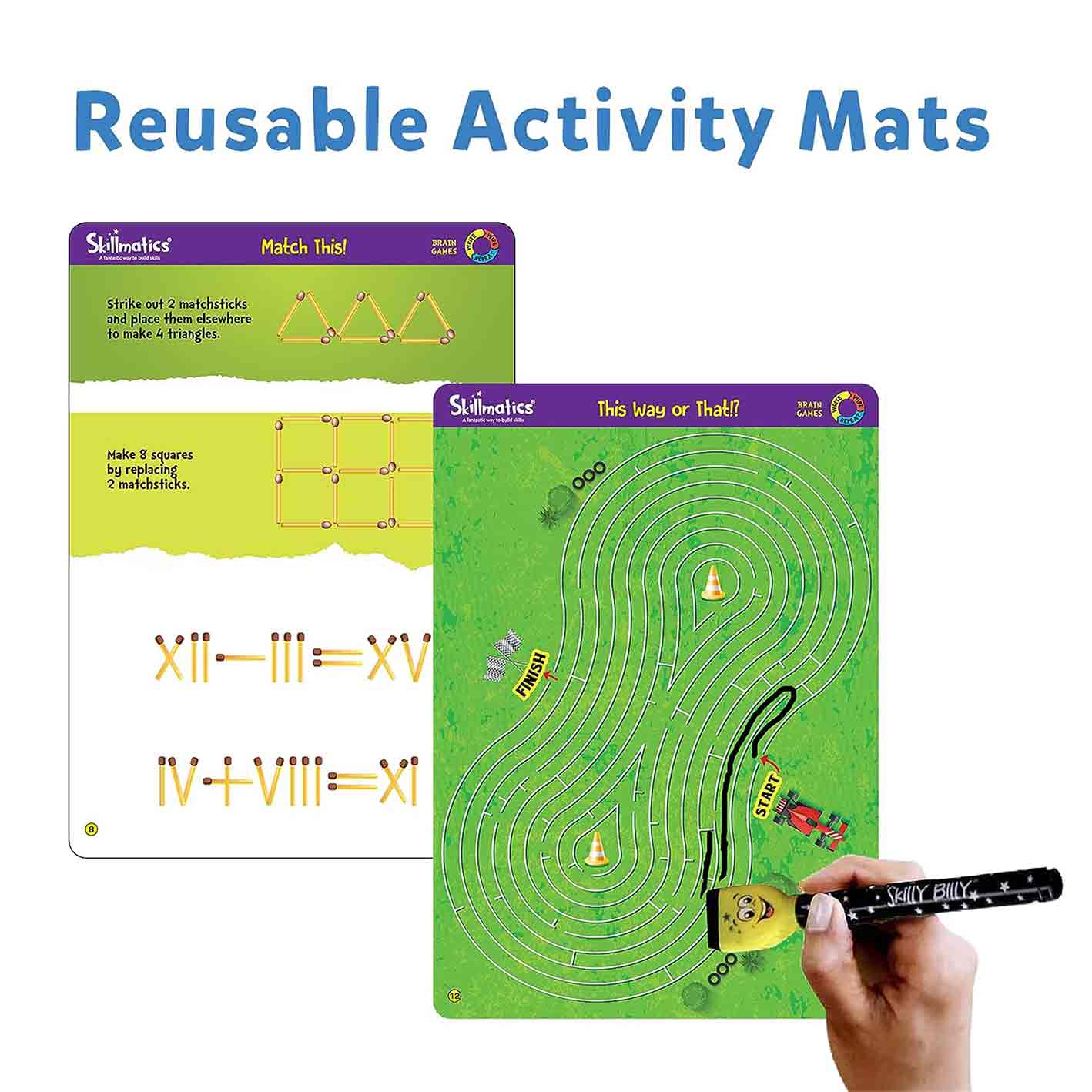 Skillmatics Brain Games, Educational Toy For Kids Above 6Y