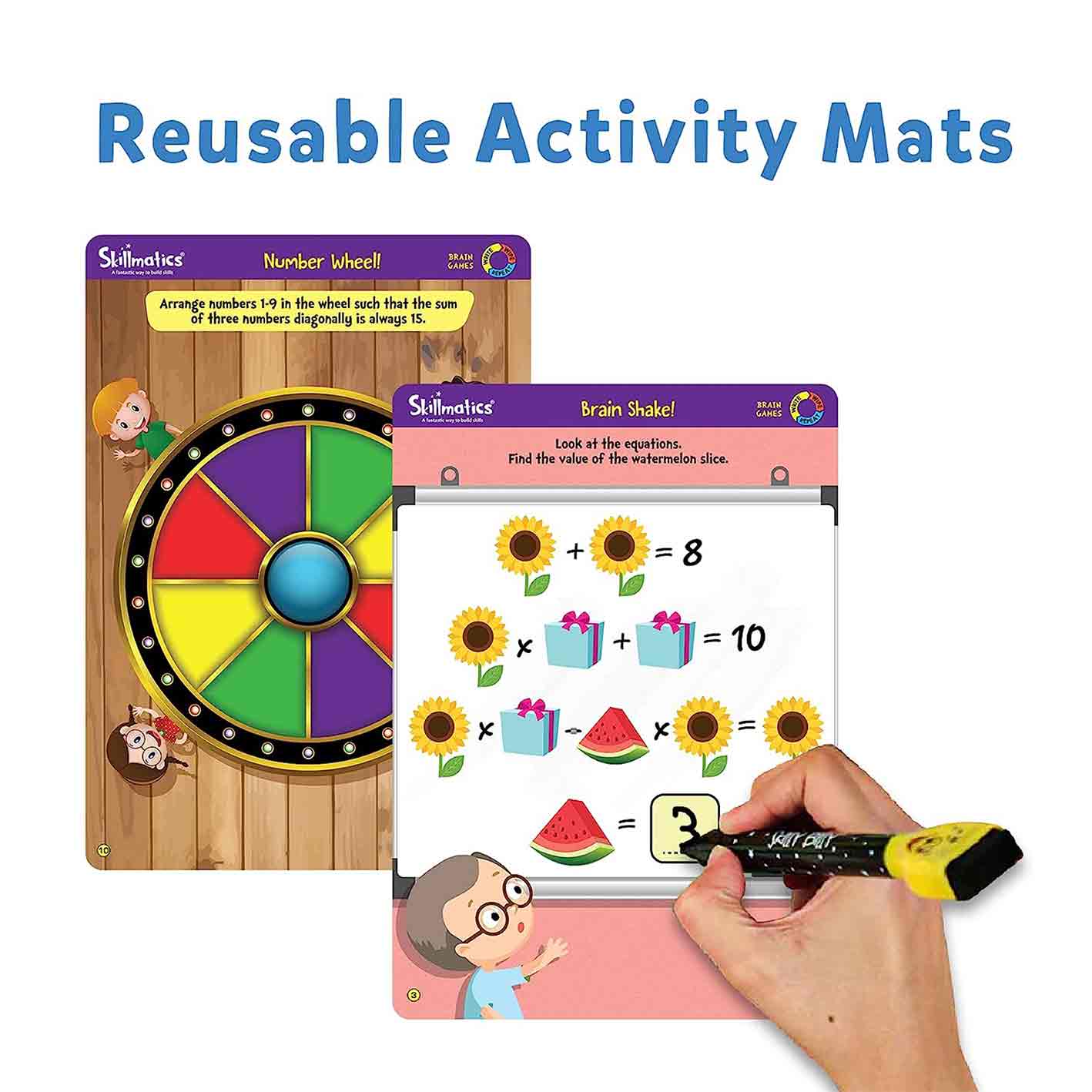 Skillmatics Brain Games, Educational Toy For Kids Above 6Y