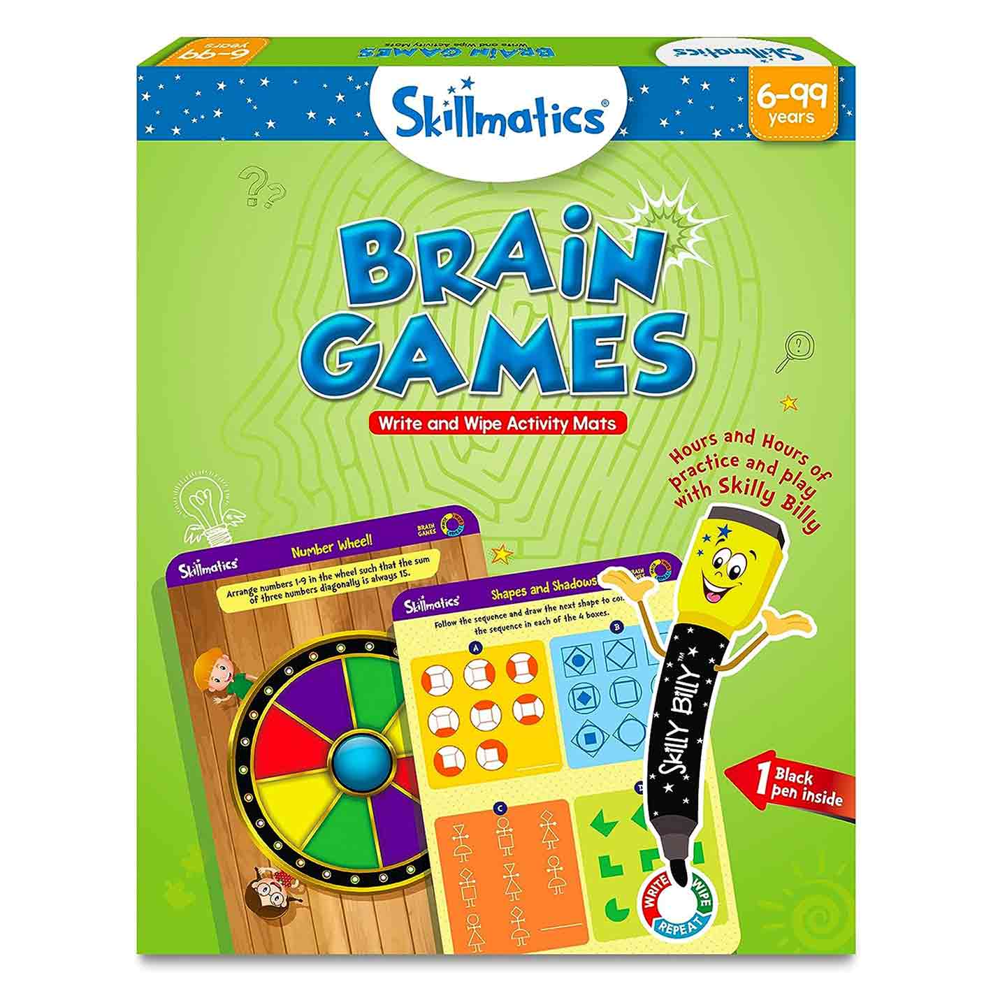 Skillmatics Brain Games, Educational Toy For Kids Above 6Y