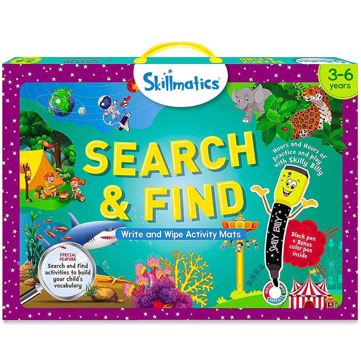 Skillmatics Educational Game - Search And Find Activity Mats For Kids
